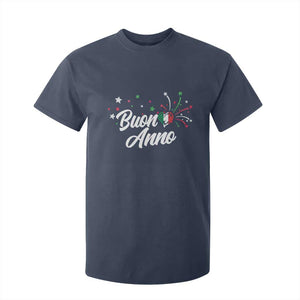 Funny Buon Anno Itlalian New Year T Shirt For Kid Italy Heart TS11 Navy Print Your Wear