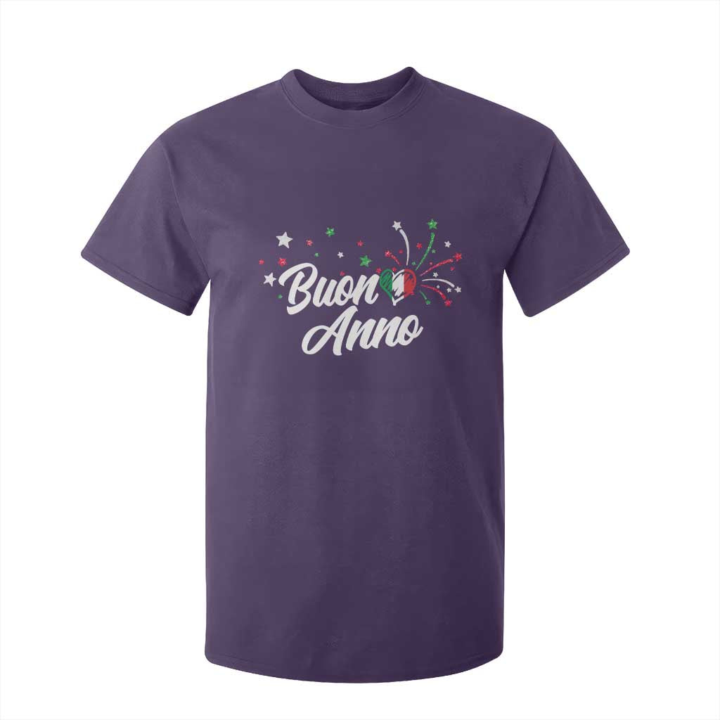 Funny Buon Anno Itlalian New Year T Shirt For Kid Italy Heart TS11 Purple Print Your Wear