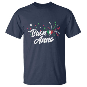 Funny Buon Anno Itlalian New Year T Shirt Italy Heart TS11 Navy Print Your Wear