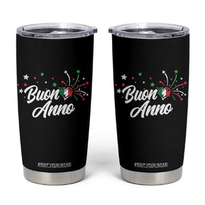 Funny Buon Anno Itlalian New Year Tumbler Cup Italy Heart TS11 Black Print Your Wear