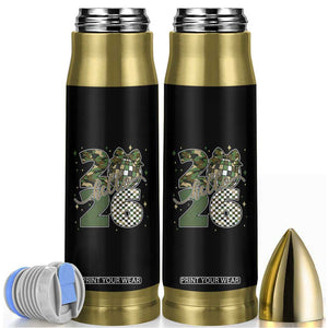 Camo Happy New Year Party 2026 Bullet Tumbler Camouflage Disco Ball TS11 Black Print Your Wear