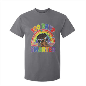 Funny 100 Days Smarter Afro African American Girl T Shirt For Kid TS11 Charcoal Print Your Wear