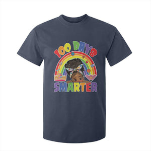 Funny 100 Days Smarter Afro African American Girl T Shirt For Kid TS11 Navy Print Your Wear