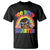 Funny 100 Days Smarter Afro African American Girl T Shirt TS11 Black Print Your Wear