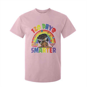 Funny 120 Days Smarter Afro African American Girl T Shirt For Kid TS11 Light Pink Print Your Wear