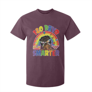 Funny 120 Days Smarter Afro African American Girl T Shirt For Kid TS11 Maroon Print Your Wear