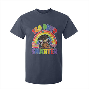 Funny 120 Days Smarter Afro African American Girl T Shirt For Kid TS11 Navy Print Your Wear