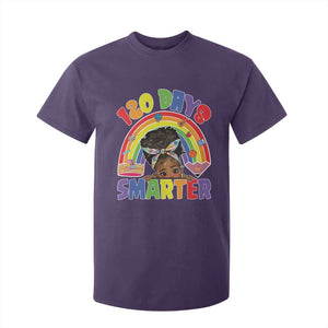 Funny 120 Days Smarter Afro African American Girl T Shirt For Kid TS11 Purple Print Your Wear