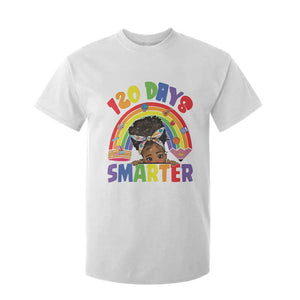 Funny 120 Days Smarter Afro African American Girl T Shirt For Kid TS11 White Print Your Wear