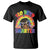Funny 120 Days Smarter Afro African American Girl T Shirt TS11 Black Print Your Wear