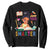 Funny 100 Days Smarter Black Afro African American Girl Sweatshirt TS11 Black Print Your Wear