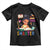 Funny 100 Days Smarter Black Afro African American Girl Toddler T Shirt TS11 Black Print Your Wear