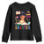 Funny 100 Days Smarter Black Afro African American Girl Youth Sweatshirt TS11 Black Print Your Wear
