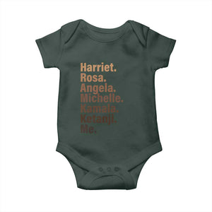 Melanin Black Pride Baby Onesie Harriet Rosa Angela Michelle Kamala Ketanji Me Black History Leaders TS11 Print Your Wear