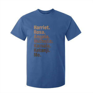 Melanin Black Pride T Shirt For Kid Harriet Rosa Angela Michelle Kamala Ketanji Me Black History Leaders TS11 Royal Blue Print Your Wear