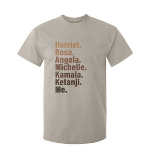 Melanin Black Pride T Shirt For Kid Harriet Rosa Angela Michelle Kamala Ketanji Me Black History Leaders TS11 Sand Print Your Wear