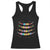 Funny 100 Days Of School Bracelet Racerback Tank Top TS11 Black Print Your Wear