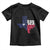 American Texan Toddler T Shirt God Bless Texas TX Flag TS11 Black Print Your Wear
