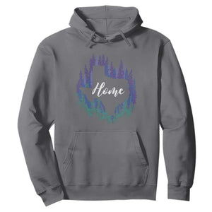 Texas Home State Map Pride Bluebonnets Hoodie TS11 Charcoal Print Your Wear