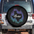 Texas Home State Map Pride Bluebonnets Spare Tire Cover TS11 No hole Black Print Your Wear