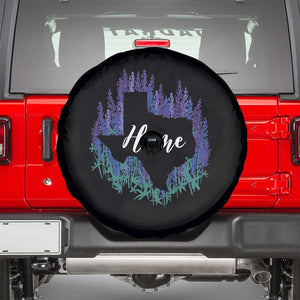 Texas Home State Map Pride Bluebonnets Spare Tire Cover TS11 Black Print Your Wear