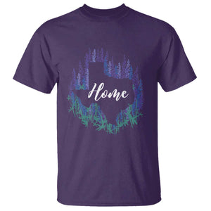 Texas Home State Map Pride Bluebonnets T Shirt TS11 Purple Print Your Wear