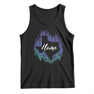 Texas Home State Map Pride Bluebonnets Tank Top TS11 Black Print Your Wear