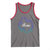 Texas Home State Map Pride Bluebonnets Tank Top TS11 Deep Heather Red Print Your Wear