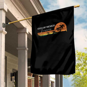 Gulf Of Mexico Forever Garden Flag Beach Palm Treen Vintage Retro TS11 Print Your Wear