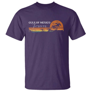 Gulf Of Mexico Forever T Shirt Beach Palm Treen Vintage Retro TS11 Purple Print Your Wear
