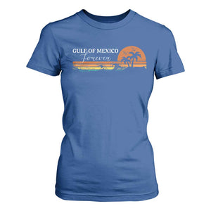 Gulf Of Mexico Forever T Shirt For Women Beach Palm Treen Vintage Retro TS11 Royal Blue Print Your Wear