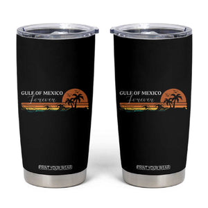 Gulf Of Mexico Forever Tumbler Cup Beach Palm Treen Vintage Retro TS11 Black Print Your Wear