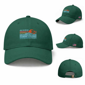 Gulf Of Mexico Forever Baseball Cap Vintage Retro Beach Coconut Tree TS11 Baseball Cap Universal Fit Irish Green Print Your Wear