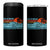 Gulf Of Mexico Forever 4 in 1 Can Cooler Tumbler Vintage Retro Beach Coconut Tree TS11 One Size: 16 oz Black Print Your Wear