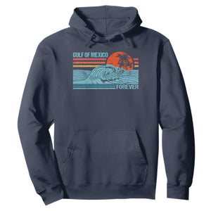 Gulf Of Mexico Forever Hoodie Vintage Retro Beach Coconut Tree TS11 Navy Print Your Wear