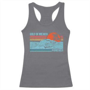 Gulf Of Mexico Forever Racerback Tank Top Vintage Retro Beach Coconut Tree TS11 Charcoal Print Your Wear