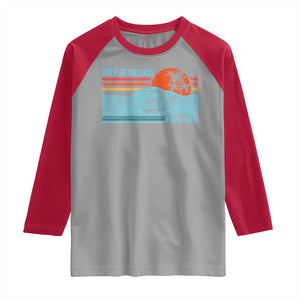 Gulf Of Mexico Forever Raglan Shirt Vintage Retro Beach Coconut Tree TS11 Sport Gray Red Print Your Wear