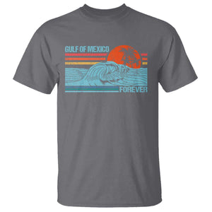 Gulf Of Mexico Forever T Shirt Vintage Retro Beach Coconut Tree TS11 Charcoal Print Your Wear
