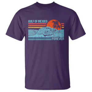 Gulf Of Mexico Forever T Shirt Vintage Retro Beach Coconut Tree TS11 Purple Print Your Wear