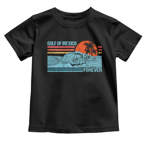 Gulf Of Mexico Forever Toddler T Shirt Vintage Retro Beach Coconut Tree TS11 Black Print Your Wear