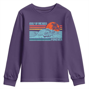 Gulf Of Mexico Forever Youth Sweatshirt Vintage Retro Beach Coconut Tree TS11 Purple Print Your Wear
