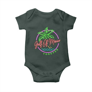 Gulf Of Mexico Forever Baby Onesie Beach Coconut Palm Tree Neon Light TS11 Print Your Wear