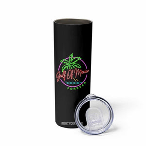 Gulf Of Mexico Forever Skinny Tumbler Beach Coconut Palm Tree Neon Light TS11 Print Your Wear