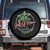 Gulf Of Mexico Forever Spare Tire Cover Beach Coconut Palm Tree Neon Light TS11 No hole Black Print Your Wear