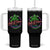 Gulf Of Mexico Forever Tumbler With Handle Beach Coconut Palm Tree Neon Light TS11 One Size: 40 oz Black Print Your Wear