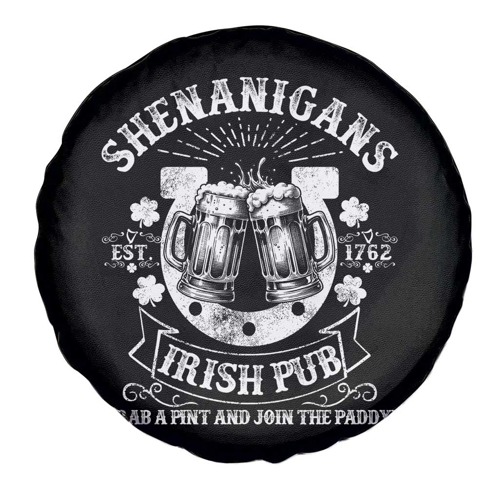 Funny Shenanigans Irish Pub Grab A Pint And Join The Paddy Spare Tire Cover Irish Beer TS11 Print Your Wear