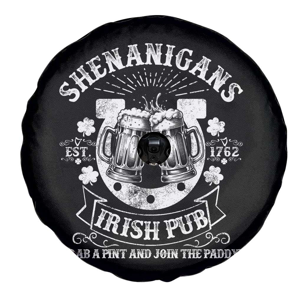 Funny Shenanigans Irish Pub Grab A Pint And Join The Paddy Spare Tire Cover Irish Beer TS11 Print Your Wear