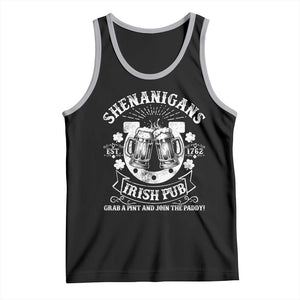 Funny Shenanigans Irish Pub Grab A Pint And Join The Paddy Tank Top Irish Beer TS11 Black Athletic Heather Print Your Wear