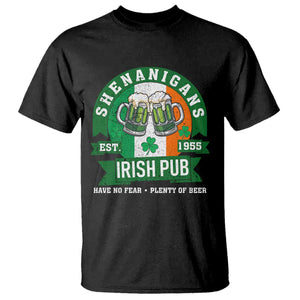Funny St Patrick's Day Beer Drinking T Shirt Shenanigans Irish Pub Have No Fear Plenty Of Beer TS11 Black Print Your Wear