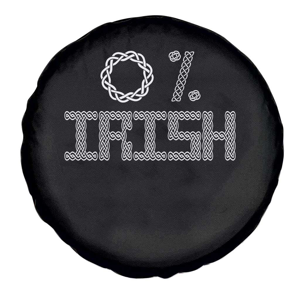 Funny St Patrick's Day 0% Irish Spare Tire Cover Celtic Knot TS11 Print Your Wear